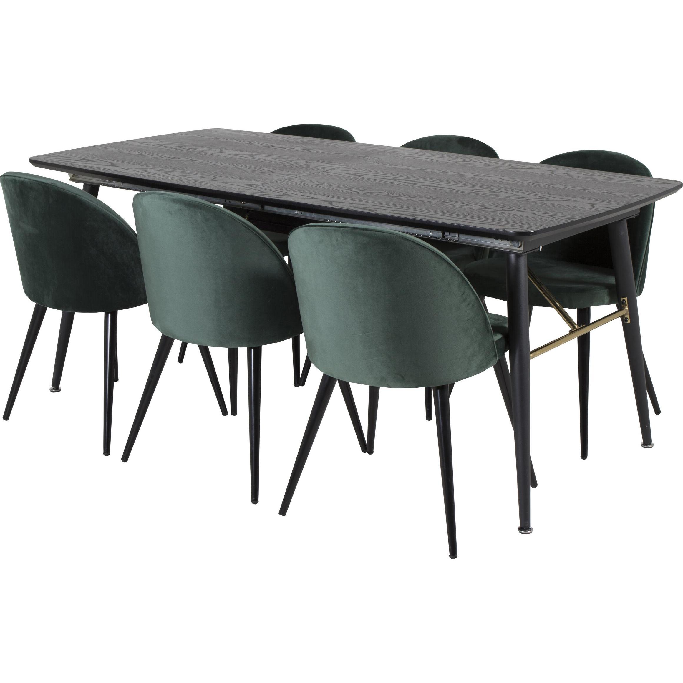 Thumbnail - Venture Home, Esstisch, Gold, Velvet