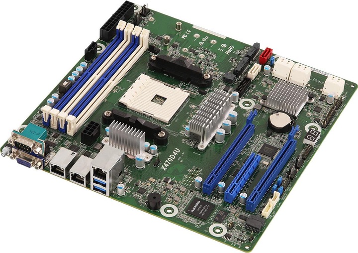 Actual product image AsRock X470D4U (AM4, AMD X470, mATX)