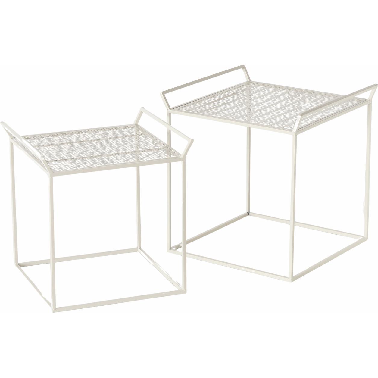 Boltze Home, Couchtisch + Beistelltisch, Palazzo (45 x 45 x 45 cm)