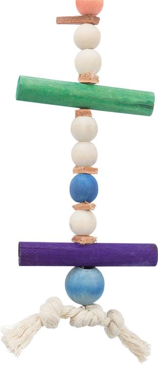 Actual product image Trixie Toy with rope and beads