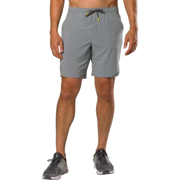 Nathan, Herren, Shorts, Essential 2.0 9", Grau, (M)