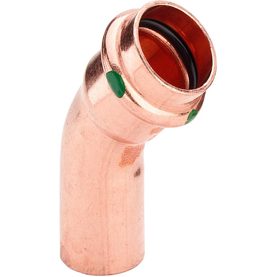 Thumbnail - Viega, Rohrverbindungstechnik, Profipress Biegung 45° 12 Kupfer/blank, 292577 (Pressverbindung)