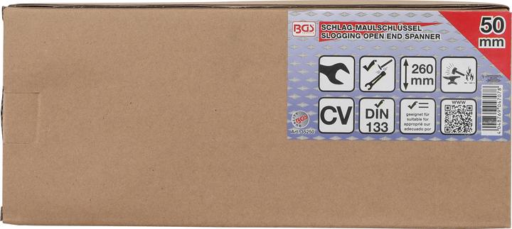 Actual product image BGS Slogging Open End Spanner 50 mm (50 mm)