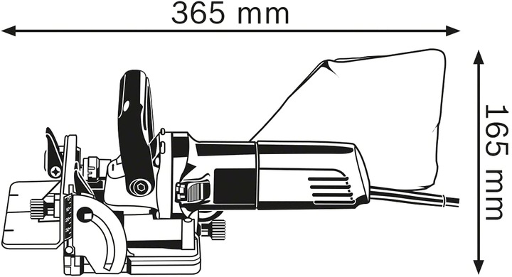 Actual product image Bosch Professional Flat dowel milling machine GFF 22 A