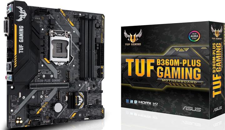 Actual product image ASUS TUF B360M-Plus Gaming (LGA 1151, Intel B360, mATX)
