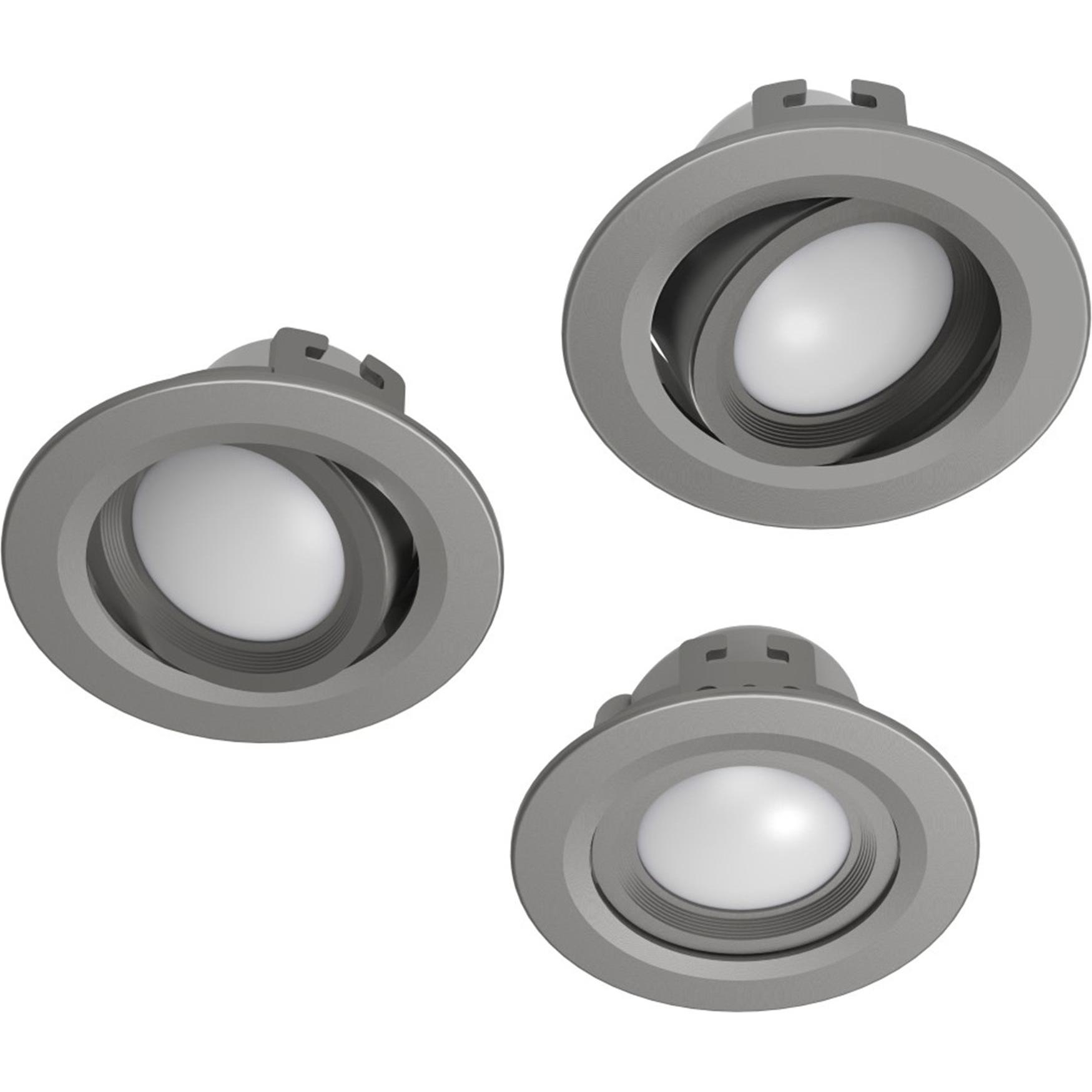 Hama, Applique + Plafoniera, Faretto da incasso WLAN LED, 5W, comando a voce/app, regolabile, 3s, S-Nick. (380 lm)