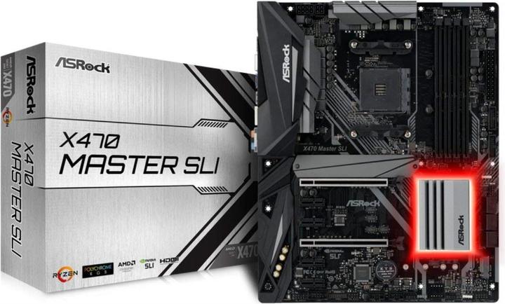 Produktbild AsRock X470 Master SLI (AM4, AMD X470, ATX)