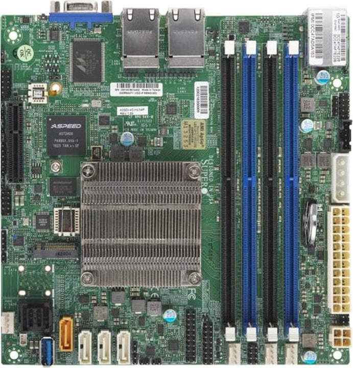 Supermicro A2sdi-4c-Hln4f (BGA 1310, Mini-ITX)