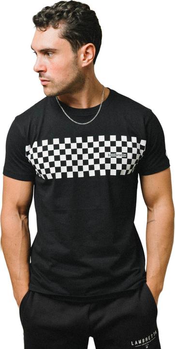 Actual product image Lambretta Mens AW24 Two Tone Panelled T-Shirt (XL)