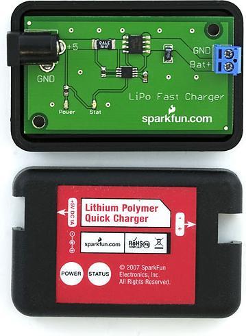 Actual product image SparkFun LiPoly Fast Charger 5V Input (Power component)