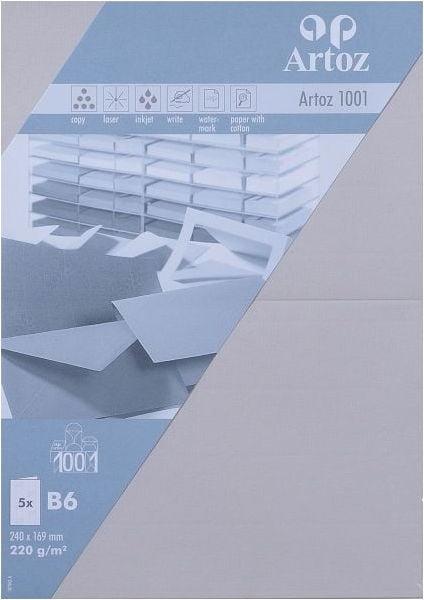 Produktbild Artoz 1001 Karten lichtgrau (B6, 220 g/m², 5 x)