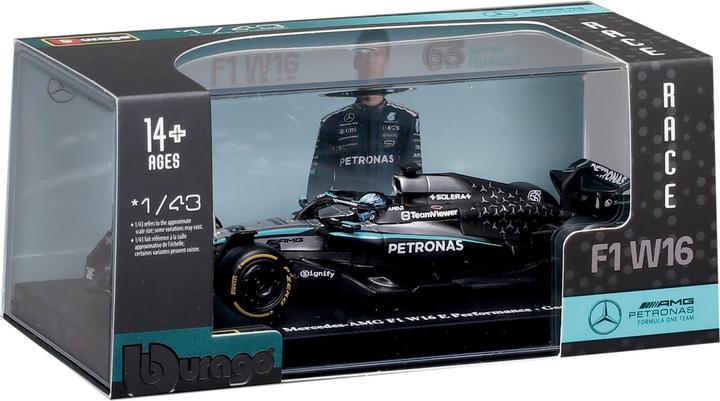 Actual product image Bburago Mercedes-AMG F1 W16 1/43 Russell 2025