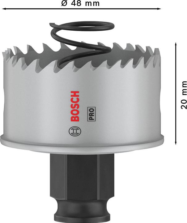 Productafbeelding Bosch Professional Zubehör PRO Plaatmetaal PC Plus gatenzaag, 48 mm (48 mm)