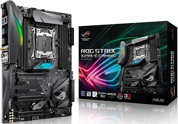 Produktbild ASUS ROG STRIX X299-E Gaming (LGA 2066, Intel X299, ATX)