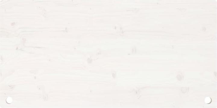 Produktbild vidaXL Schreibtischplatte Weiss 100x50x2,5 cm Massivholz Kiefer (100 x 50 x 2.5 cm)