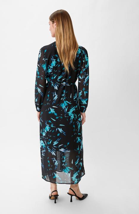 Produktbild Comma Kleid Chiffonkleid mit Stoffgürtel (38)