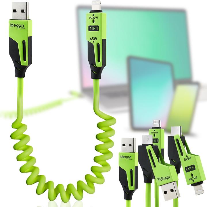 Ideoon USB A – Lightning (1.50 m, USB 2.0, 65 W)