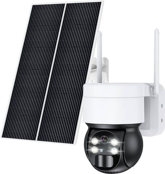 Image du produit Choetech ASC006-4G caméra solaire intelligente PTZ 4G LTE avec panneau solaire 5W - blanc (2048 x 1536 pixels, 2592 x 1520 pixels)