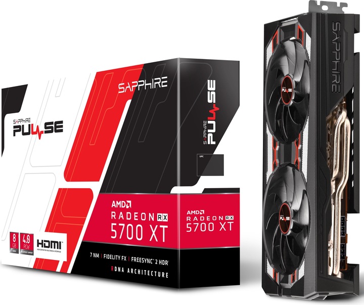 Actual product image Sapphire Radeon RX 5700 XT Pulse (8 GB)