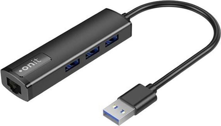 Onit USB-A-Hub 3A1RJ45 (USB-A, 4 Ports)