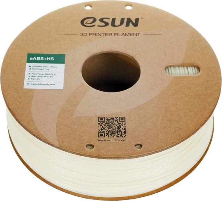 Image du produit eSUN EABS+HS 1,75mm NATURAL 1kg (ABS, 1.75 mm, 1000 g, Transparent)