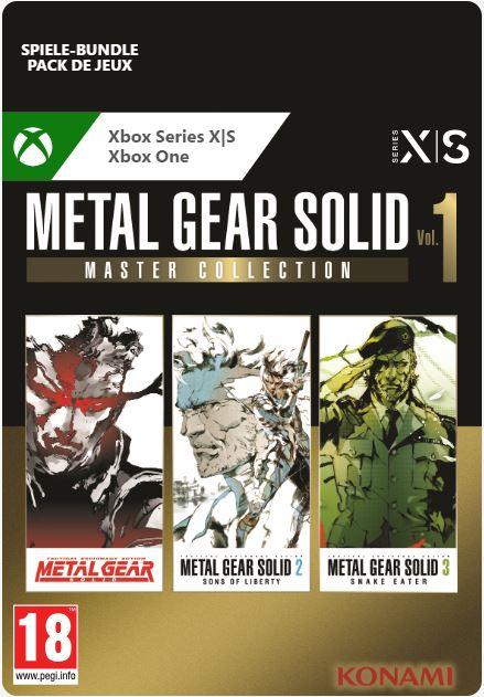 Actual product image Microsoft Xbox Metal Gear Solid Master Collection Vol.1 Game Download (Xbox Series X, Xbox One X, Xbox One S, Xbox Series S)