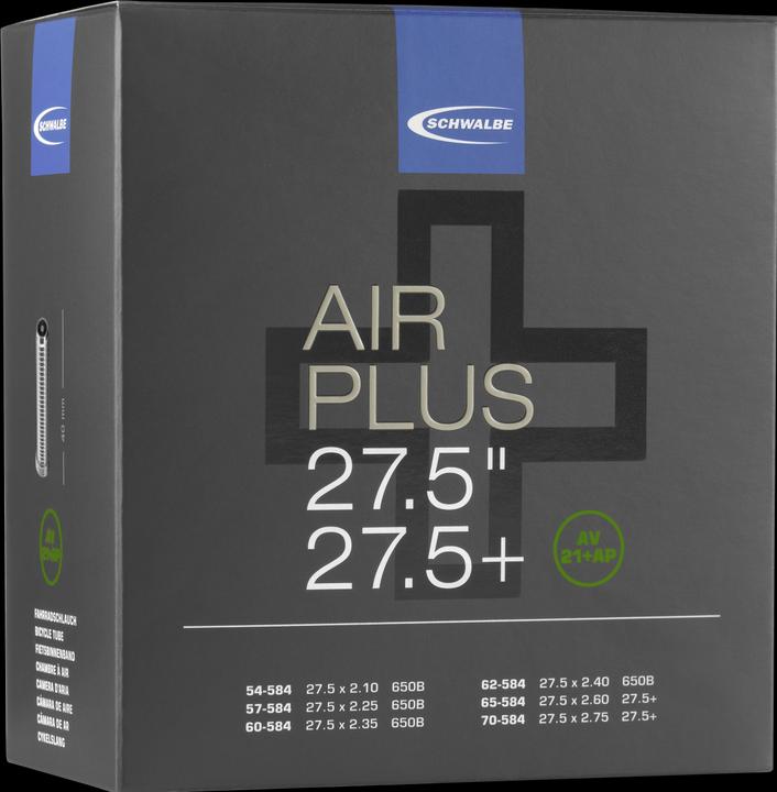 Actual product image Schwalbe AV 21+ AP Air (Schrader (AV), 27.5", 40 mm)