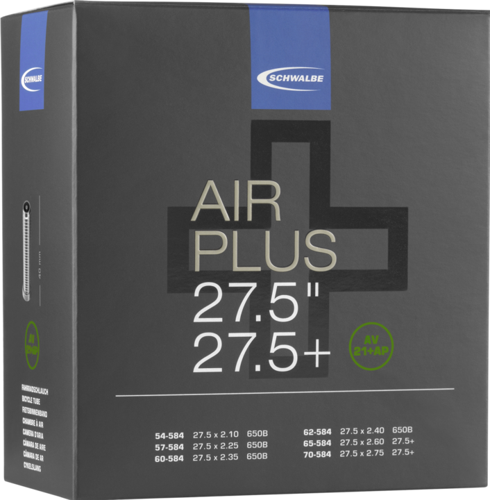 Actual product image Schwalbe AV 21+ AP Air (Schrader (AV), 27.5", 40 mm)