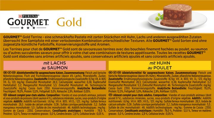 Immagine prodotto Gourmet Terrina (Adulto, 4 pz., 340 g)
