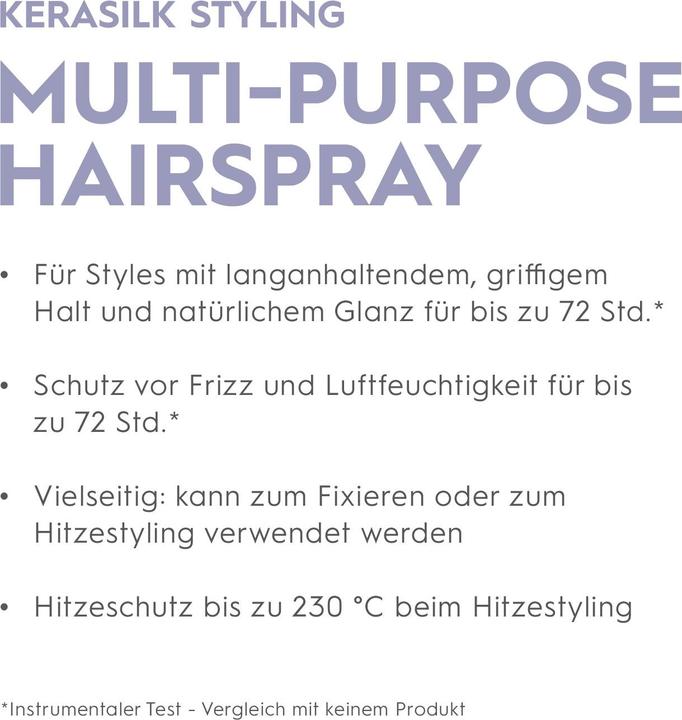 Actual product image Kerasilk Styling - Multi Purpose Hairspray (300 ml)