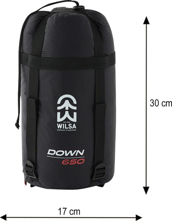 Immagine prodotto Wilsa Sacco a pelo "Down 650 (220 cm)