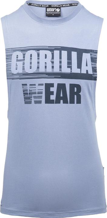 Image du produit Gorilla Wear Lopez Drop Armhole Tank Top - Stone Wash Blue (M)