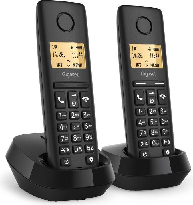 Immagine prodotto Gigaset Pure 100 Duo DECT Clip Eco bw