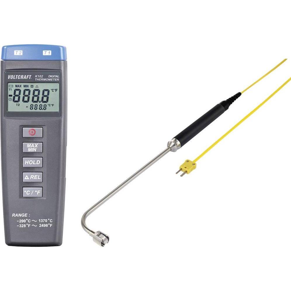 Voltcraft, Detektor, Digital-Thermometer + Oberflächenfühler