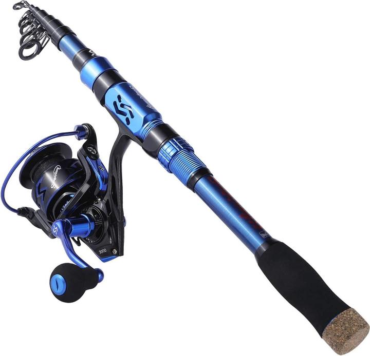 Image du produit Sougayilang Teleskopische Angelrute mit Spinnrolle-Set (Canne à lancer, 180 cm)