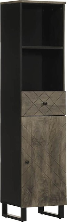 Immagine prodotto VidaXL Set di mobili da bagno a 3 pezzi in legno massiccio di mango nero