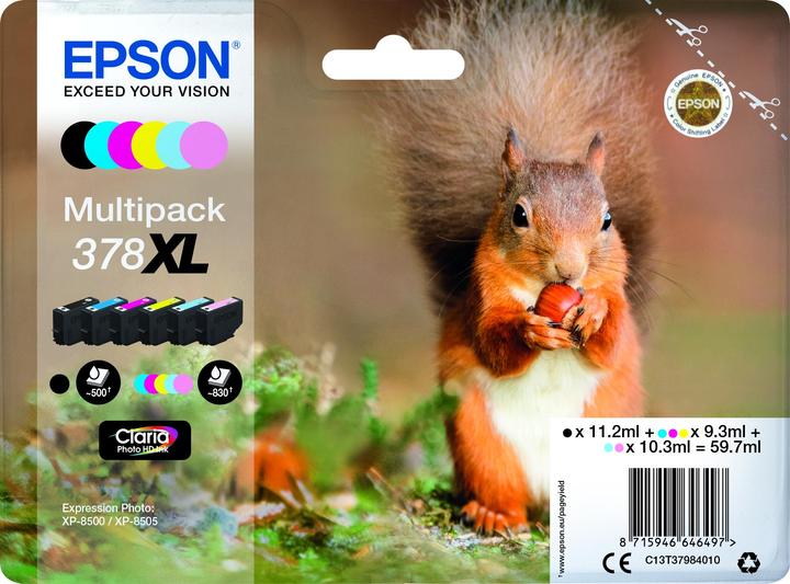 Epson MULTIPACK 6 COLORI 378XL (Y, FC, LC, C, ML)