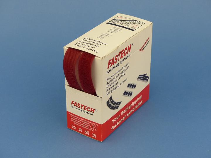 Produktbild Fastech Klettband-Box Burgunder (20 mm)