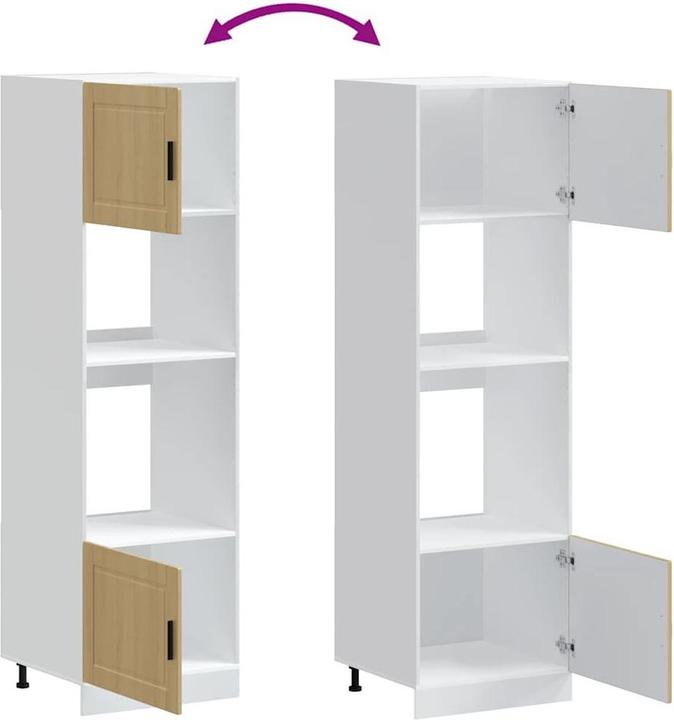Produktbild vidaXL Herdumbauschrank (60 x 57 x 207 cm)