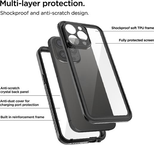 Actual product image Eiger Avalanche Case (Apple iPhone 15 Pro Max)