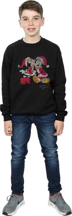 Produktbild Disney Mickey And Minnie Christmas Kiss Sweatshirt Jungen (128)