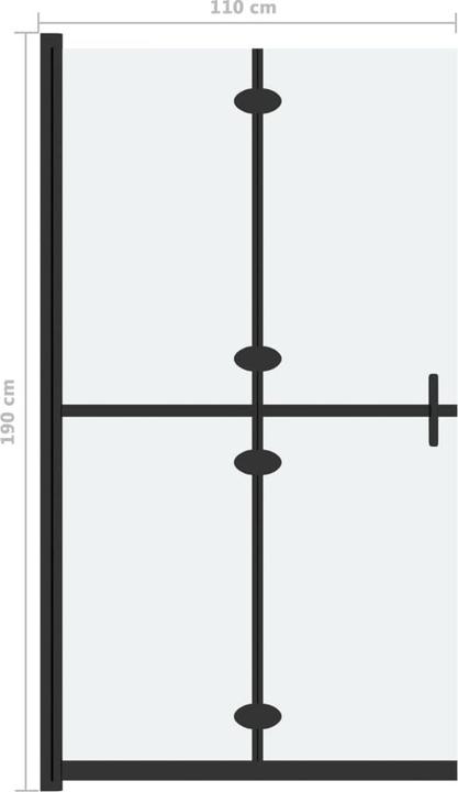 Produktbild vidaXL Yan (110 cm, 110 cm, 190 cm)