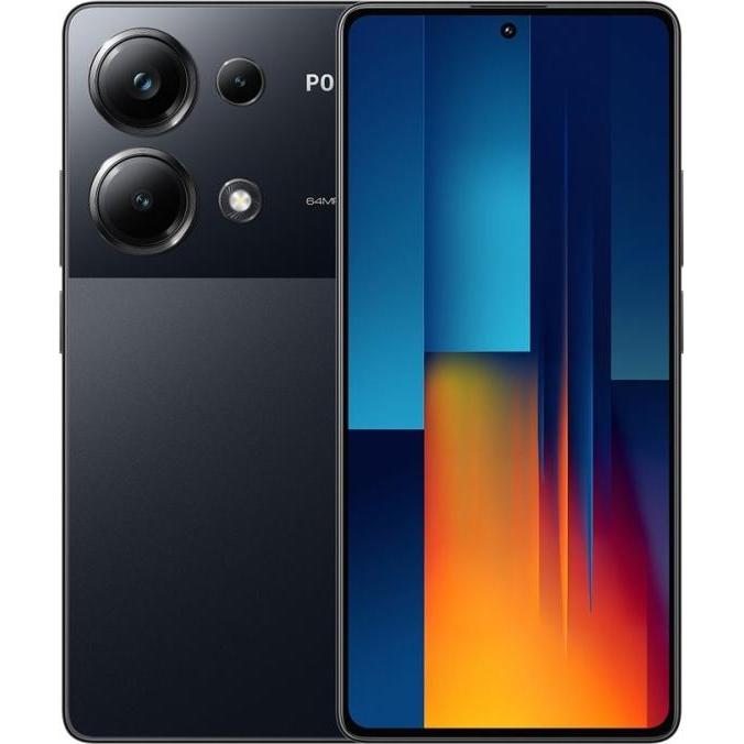Xiaomi Poco M6 Pro (512 GB, Black, 6.67", Hybrid Dual SIM, 64 Mpx, 4G), Smartphone, Schwarz