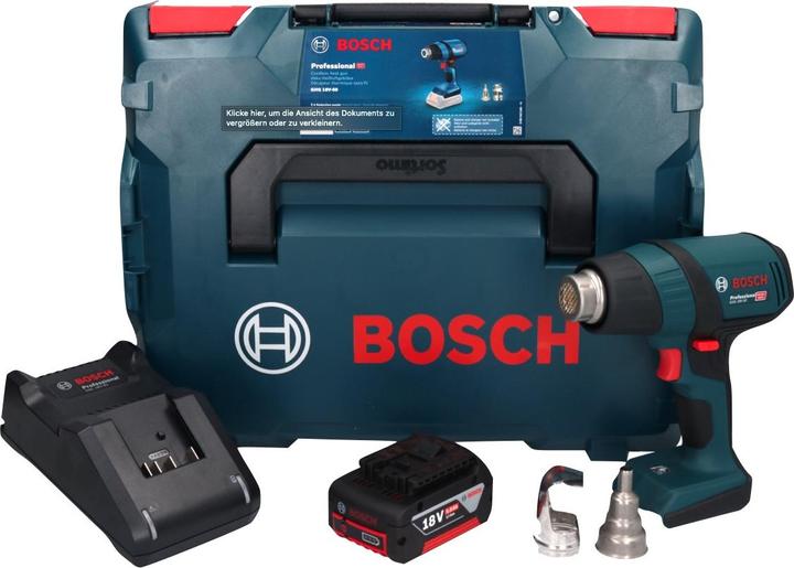 Image du produit Bosch Professional Bosch GHG 18V-50 Professional Pistolet à air chaud sans fil 18 V 300° C / 500° C + 1x batterie 5,0