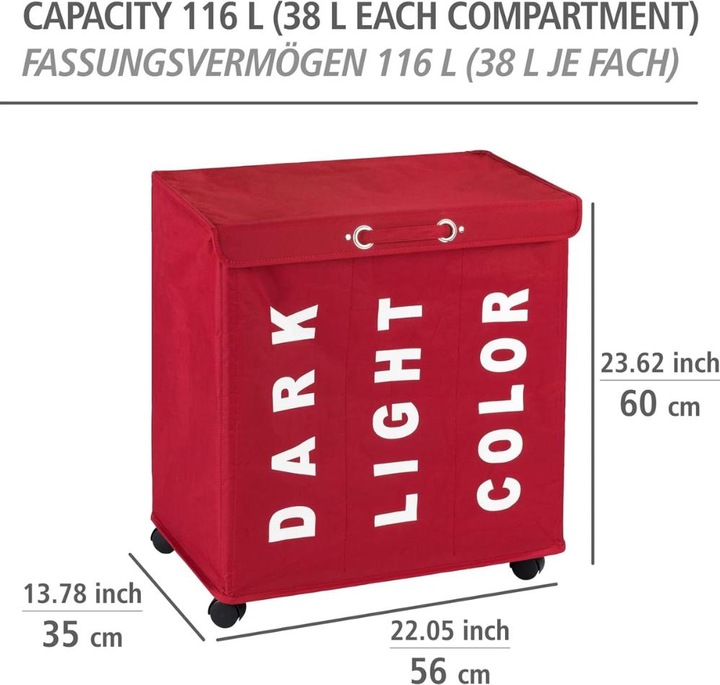 Image du produit Wenko Trivo (116 l)