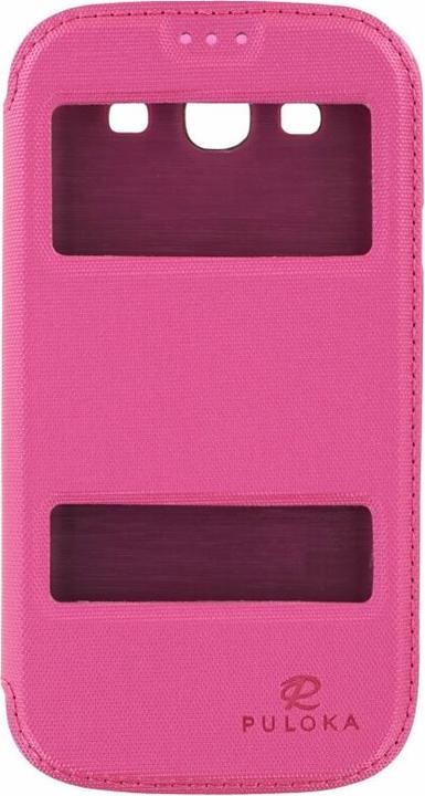 Productafbeelding Puloka Flip hoesje voor Samsung Galaxy S3 roze (Samsung Galaxy S III)