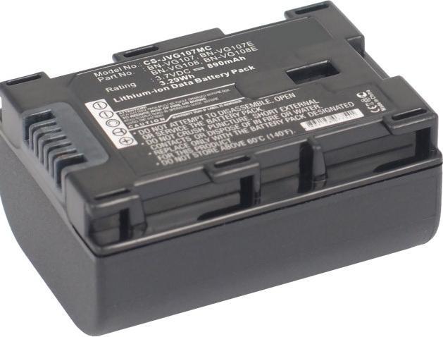 JVC Batteria BN-VG107 (Batteria della fotocamera)