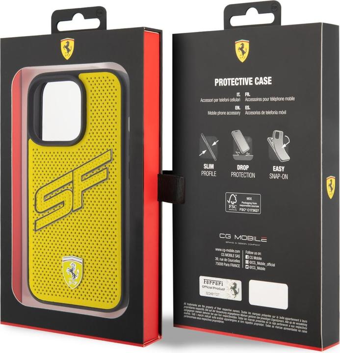 Produktbild Ferrari Leather Case - iPhone 15 Pro (Apple iPhone 15 Pro)