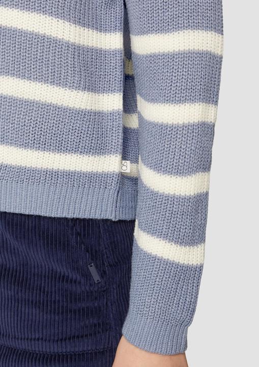 Actual product image S.Oliver Strickpullover Verkürzter Pullover mit Raglanärmeln (XL)