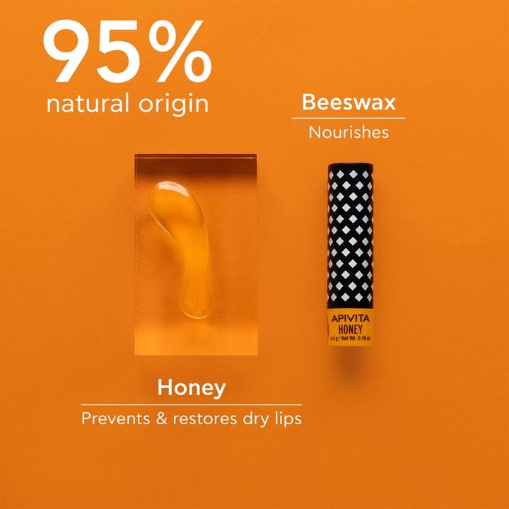 Actual product image Apivita Honey 4.4g (Lip balm)